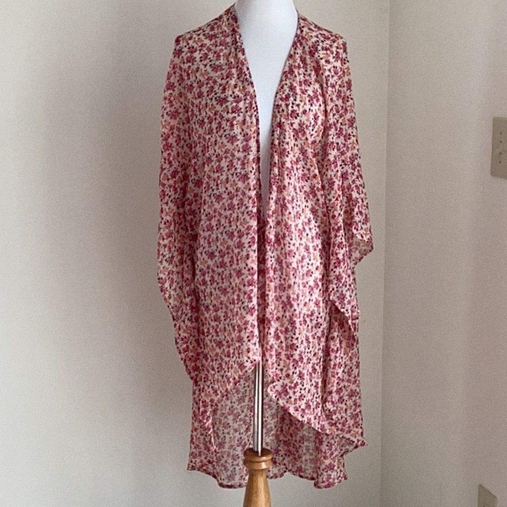 Super cute see-through flowing cover-up